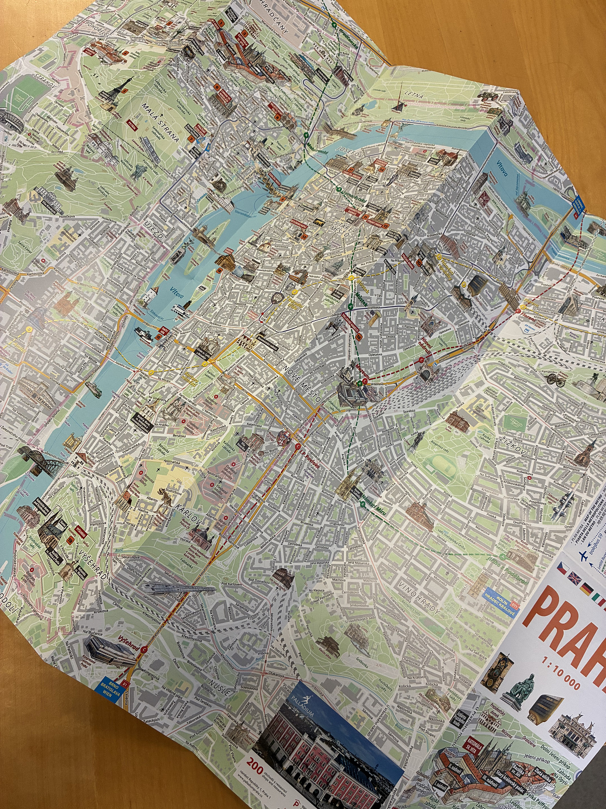 Rozložená mapa